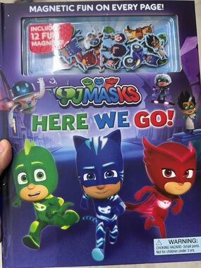 Here We Go! Magnetic Activity Book - Blue/Green/Red